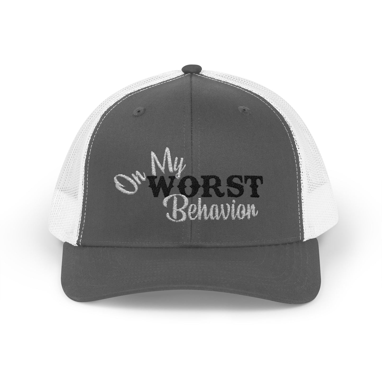 'On My Worst Behavior' - Snapback Trucker Cap