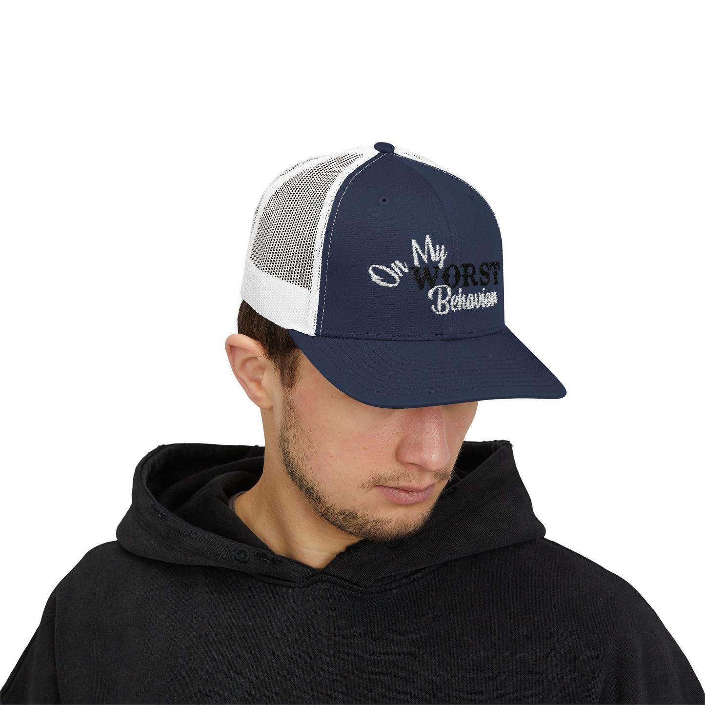 'On My Worst Behavior' - Snapback Trucker Cap