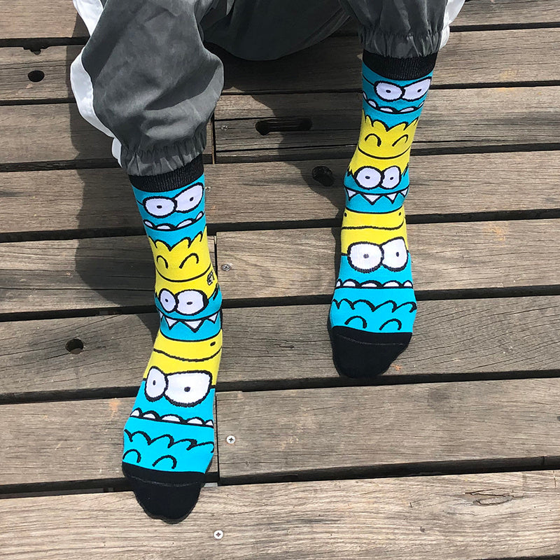 Colorful Cartoon tube socks