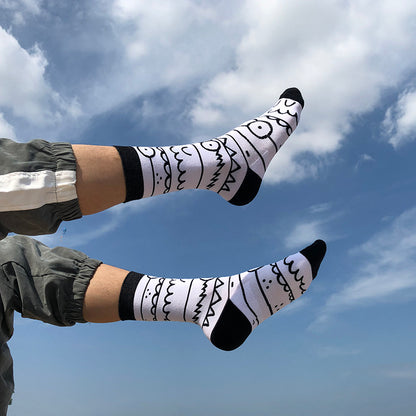 Colorful Cartoon tube socks