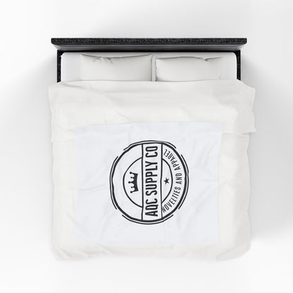 Cozy Velveteen Plush Blanket
