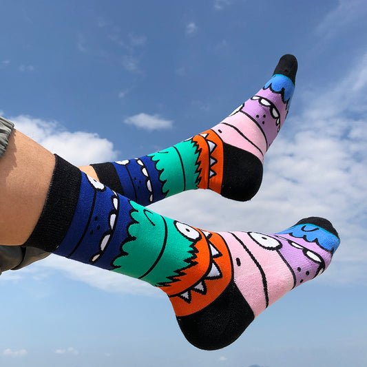 Colorful Cartoon tube socks