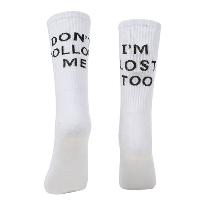 "Don't Follow Me" Socks